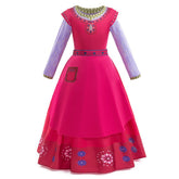 Wish Dahlia Flower Kids Girls Cosplay Dress Halloween Carnival Costume